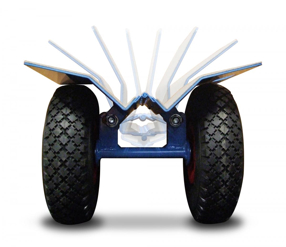 What are the benefits of the Self-Locking Transport Dolly