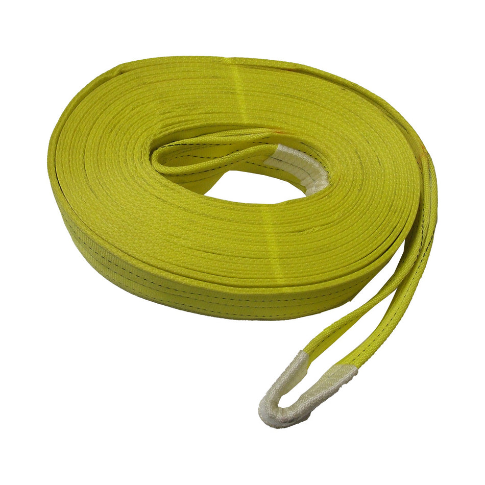 Two-ply polyester webbing sling (yellow) 12m x 3t