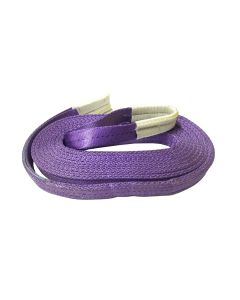 Two-ply polyester webbing sling (purple) 6m x 1t