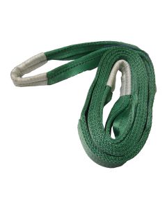 Two-ply polyester webbing sling (green) 3m x 2t