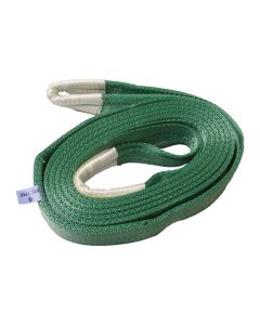Two-ply Polyester webbing sling (green) 4m x 2t