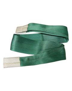 Single ply webbing sling (green 120mm) 2m x 2t