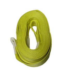 Two-ply polyester webbing sling (90mm yellow) 5m x 3t