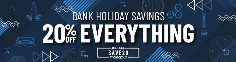 Bank Holiday Savings | Sitewide 20% Discount
