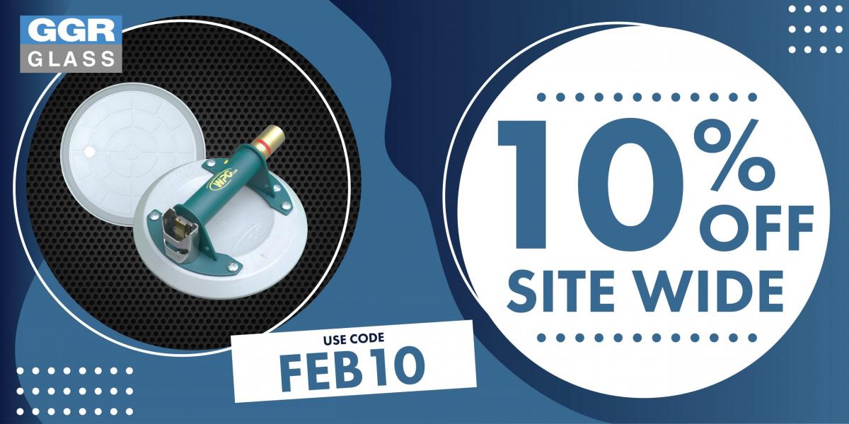 GGR Glass Announces Exclusive February 10% Sitewide Discount